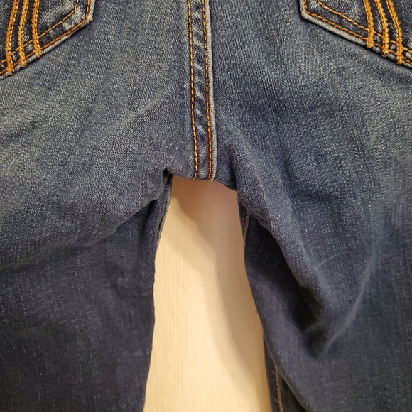 Hollister Super Skinny Jeans 5S 27x29 Dark Blue Denim Womens 5 Pocket Style - Picture 5 of 8